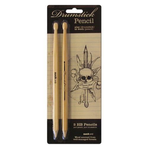 Drumstick Pencil Combo Write Play Drum Office Fun Gift Pack Of 2