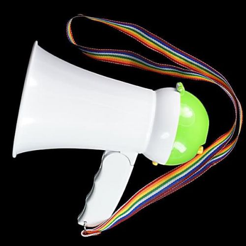 New Portable Handheld Megaphone Bullhorn w/ Lanyard Speaker Amplifier Loud Horn