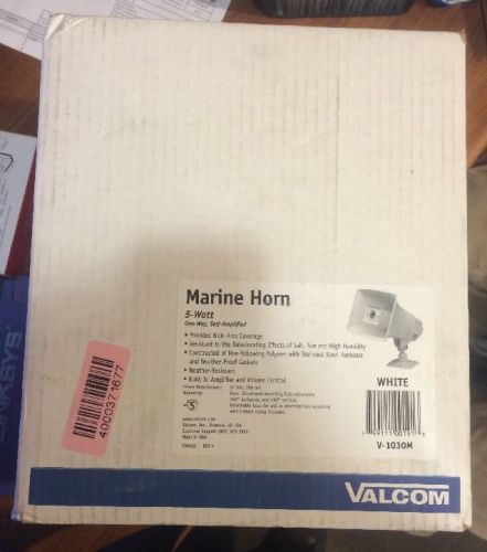 Valcom Marine Horn 5-Watt One Way Self Amplified V-1030M