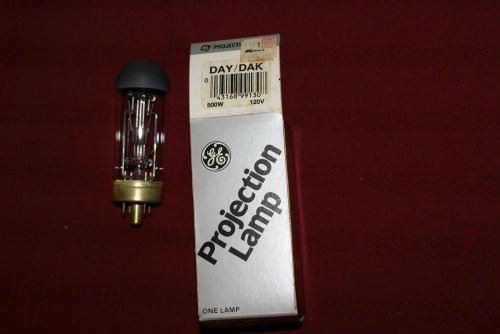 Ge general electric day/dak 120v/500w projector lamp bulb for sale