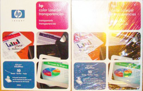 HP C2934A LaserJet Transparency Film c2934a - 2 opened pkgs, about 90 sheets
