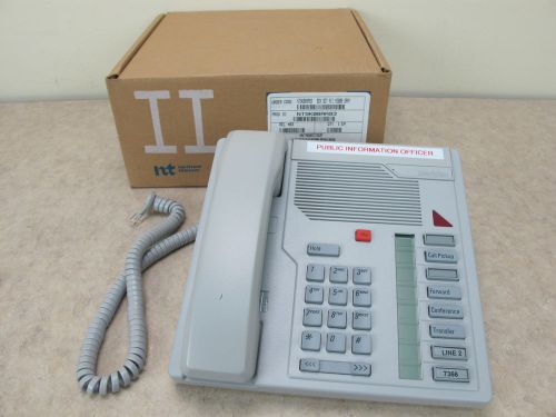Meridian NT9K08AA93 M2008 AII Phone - Grey w/ Receiver &amp; Stand - Original Box