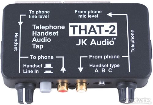 Jk audio that-2 (telephone handset audio tap) for sale