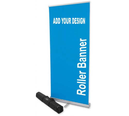 Two Full Colour Printed Roller Banners Roll up/ Pop Up /Exhibition Display Stand