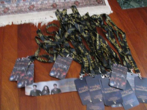 LOT of 20 Twlight LANYARD ID BADGES Strap/Holder USA