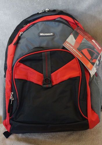 Microsoft 15.6-Inch Laptop Backpack - Contender (Red) (39315)