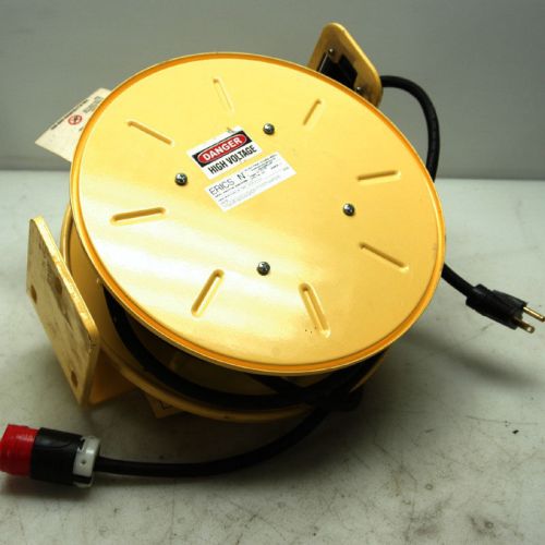 Ericson 4123-25 Electric Cord Reel 4000 Series 25&#039; Cable 12/3 SJO Cord 20A/125V