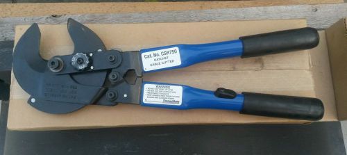 Thomas &amp; Betts Ratchet Cable Cutter Model CSR750 up to 750 MCM wire new in box