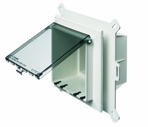 Arlington dbvs2c-1 outdoor electrical box with weatherproof cover for new for sale