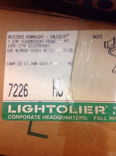 Lightolier Frame in Kit 7 3/8&#034; Downlight Calculite
