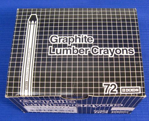 #365 Dixon Graphite Lumber Crayons - 6 boxes of 12