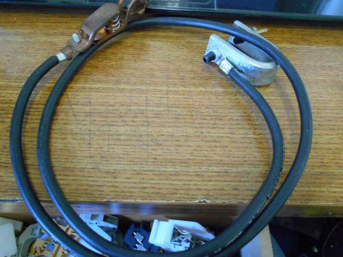 NEW WESCO GROUDING WIRE WITH CLAMP 272032