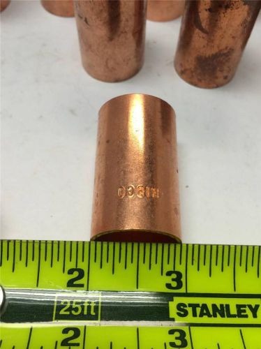 13 Piece Lot 3/4&#034; x 3/4&#034; Copper Nibco Straight Coupling 600 CPL 3/4&#034;