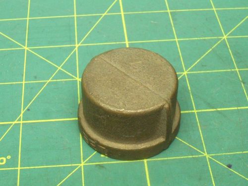 1&#034; BRASS PIPE CAP LOW PRESSURE NPT THREADED 1&#034; PIPE SIZE #56691