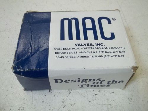 MAC 111B-611JA SOLENOID VALVE *NEW IN A BOX*