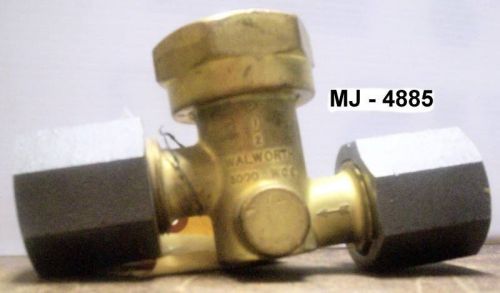 Walworth 1/2&#034; brass valve with unions for sale