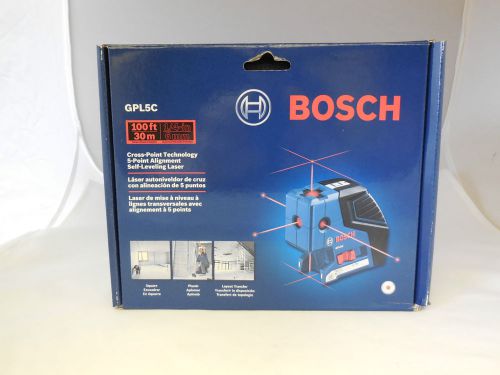 NEW IN BOX GPL5C 5-POINT ALIGNMENT LASER/SELF-LEVELING