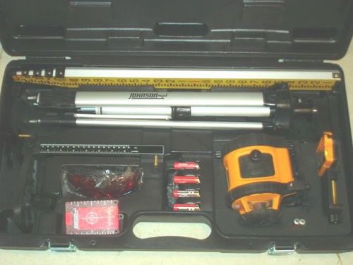 Johnson level tool 40-6517 self-leveling horizontal rotary laser for sale
