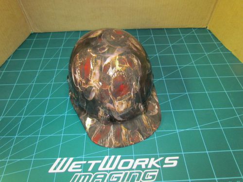 custom hydro dipped hard hats, new design looks killer!!!! true skulls