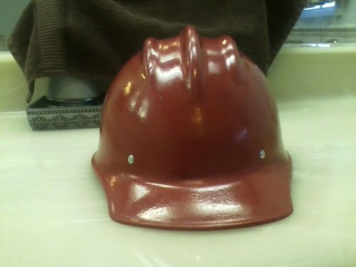 Bullard 502 / 502E Fiberglass Hardhat with nice liner, Iron Worker