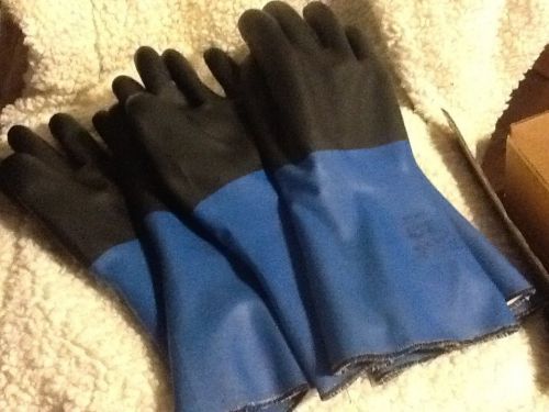 3 NEW MED LINED WINTER WATERPROOF CHEMICAL PROOF APPROVED MAPPA CHEMICAL GLOVES