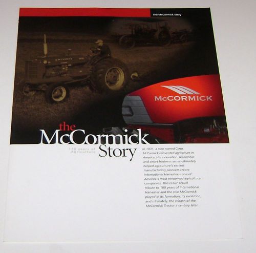 The McCormick Tractor Story Brochure