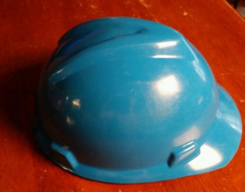 Vintage MSA blue hard hat cap 1960s