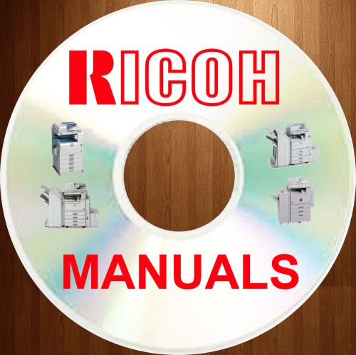 Gestetner ricoh aficio savin lanier fax mv service parts manuals manual on a dvd for sale