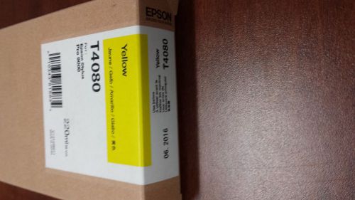 Genuine Epson Stylus Pro Ink Cartridge - Yellow T408