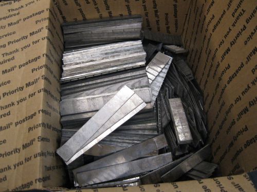 150 LBS OF SCRAP LINOTYPE PRINTERS LETTERPRESS SPACERS LEAD FOR BULLETS, CASTING