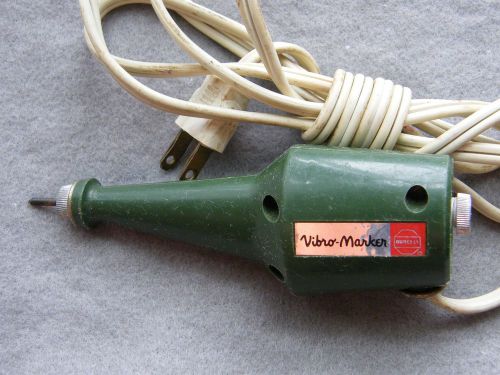 Vintage Burgess V-60 Vibro-Marker Electric Engraver USA