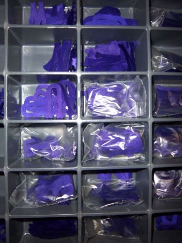 Heat press die cut letter kit 539  purple 2&#034; tiffany twill style for sale