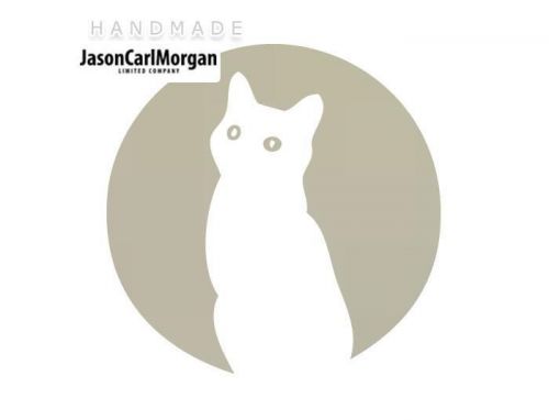 JCM® Iron On Applique Decal, Cat Silver