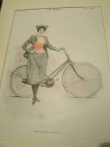 THE BICYCLE BELLE. THE SKETCH JULY 1st. 1896