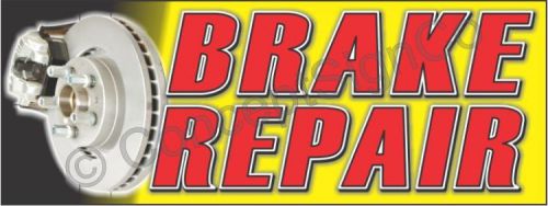 4&#039;x10&#039; BRAKE REPAIR BANNER XL Outdoor Sign Car Auto Service Shop Brakes Rotors