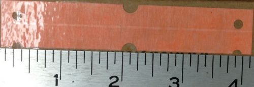 Stry Lenkoff Dry Cleaning  Continuous Computer Tags CTMP Size 4 1/8&#034;x3/4&#034; Orange