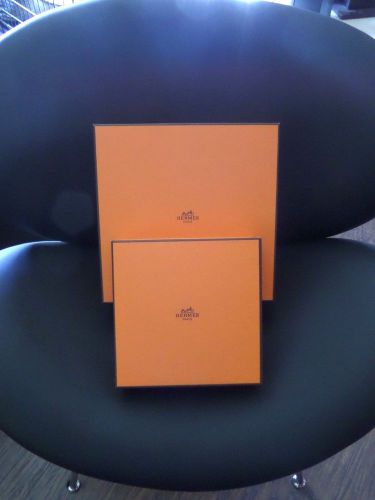 Hermes Gift Display Boxes with tissue &amp; ribbon - Lot of 5