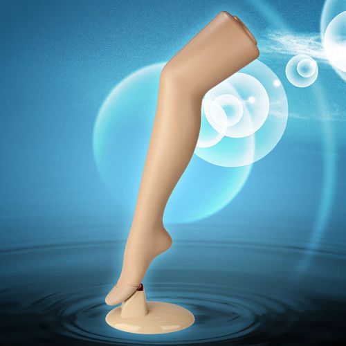 Female Standing Plastic Mannequin Long Hosiery Stocking Legging Leg Display