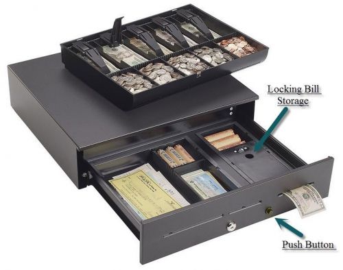 Mmf advantage 18&#034; under counter  manual cash drawer for sale