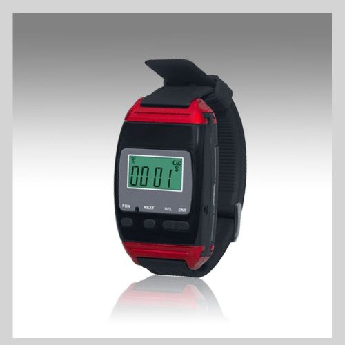 Y-650 wireless wrist watch receiver paging system for restaurant waiter for sale