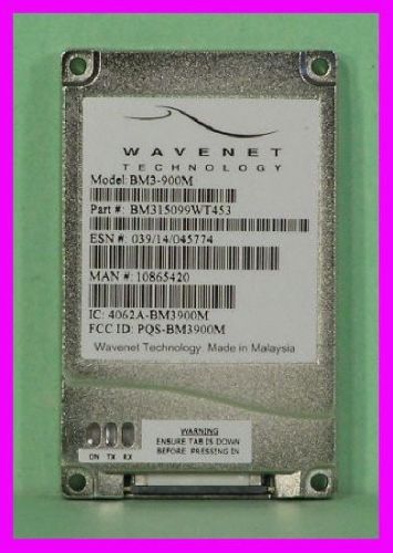 ** WaveNet BM3-900M Portable Radio Credit Card Modem BM315099WT453 Mobiltex **