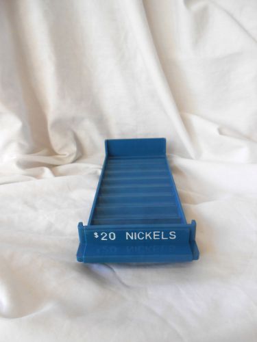 Plastic Coin Tray Nickels Rolled Storage Holds $20 Major Metalfab, Inc.