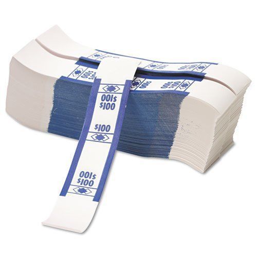 Pm securit $100 currency strap - 1.25&#034; width x 7.88&#034; length - 1000 (pmc55027) for sale