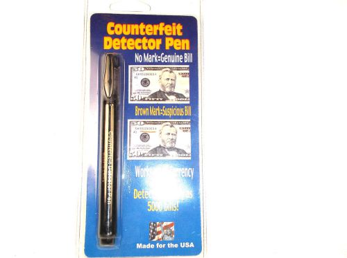 Counterfeit Detector Pen, No Mark = Genuine Bill _Works on All Currency [NEW]