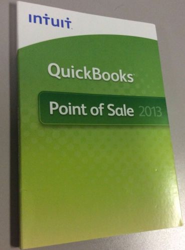 Intuit Quickbooks Point of Sale 2013 Brand New Software Media + License