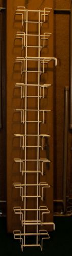 Wall display or add to floor display rack wing 20 pocket 6 1/4 post card 4x6 usa for sale
