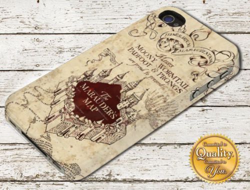 Harry Potter The Marauder&#039;s Map iPhone 4/5/6 Samsung Galaxy A106 Case