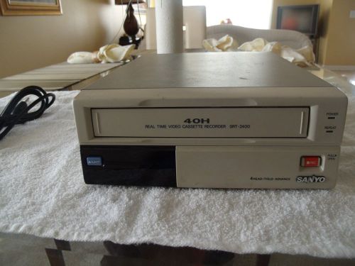 Sanyo real time Video Cassette Recorder St 2400