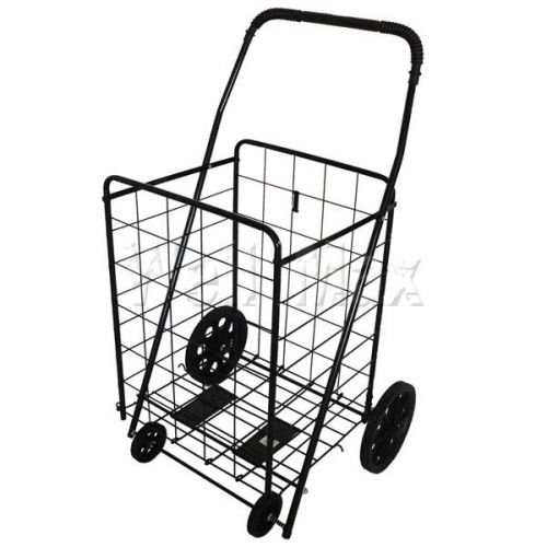 American trading house, inc. h1001xl-heavy dutyfolding shopping cart in black for sale