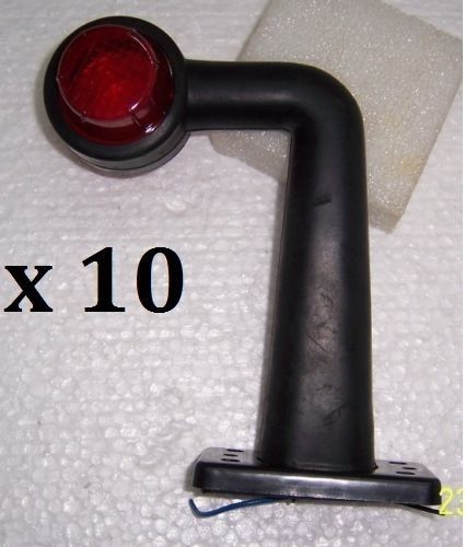 10X R/A  SIDE ELBOW MARKER LIGHTS LAMP TRAILER TRUCK CHASIS